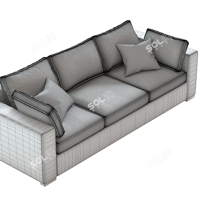 Modern Viven Sofa: Elegant Comfort 3D model image 4