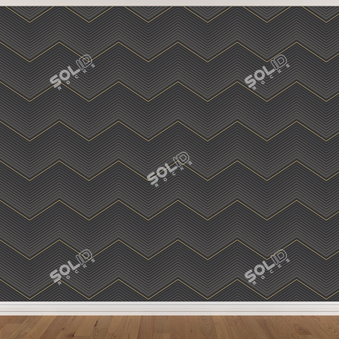 Seamless Wallpaper Set (3 Colors) 3D model image 3