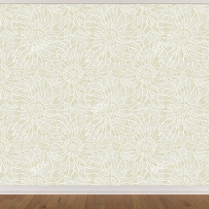 Seamless Wallpaper Set (3 Colors) 3D model image 3