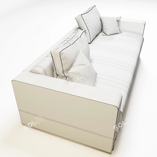 Italian Luxury Sofa: Juliette's Elegance 3D model image 5