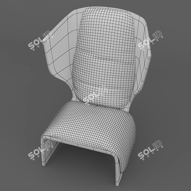 Stylish Gender Armchair - Vray and Corona 3D model image 5