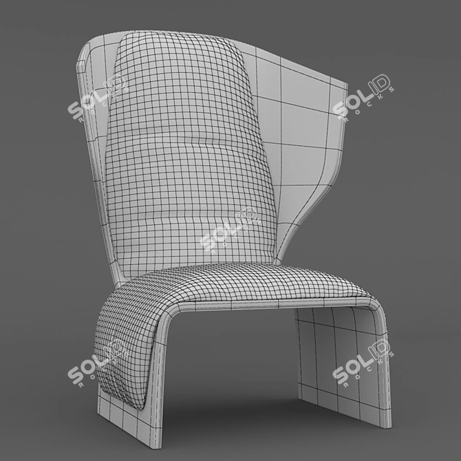 Stylish Gender Armchair - Vray and Corona 3D model image 9