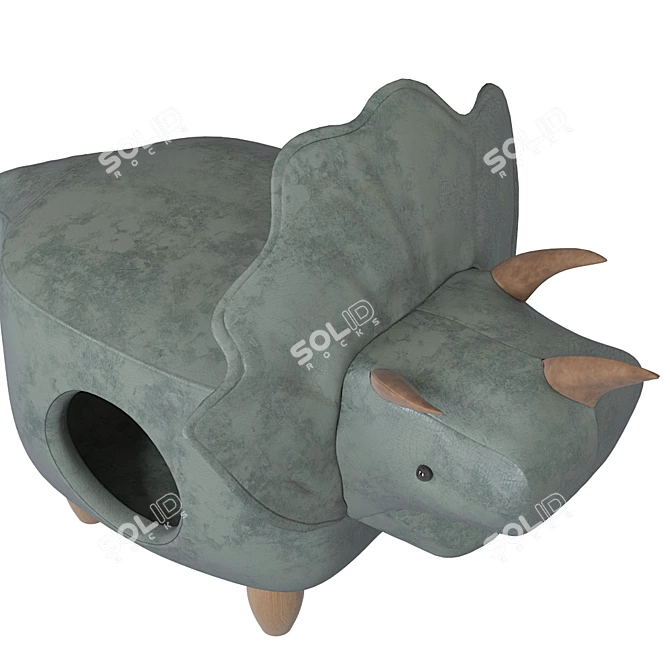 Jurassic Puff: Dino Pet Home 3D model image 4