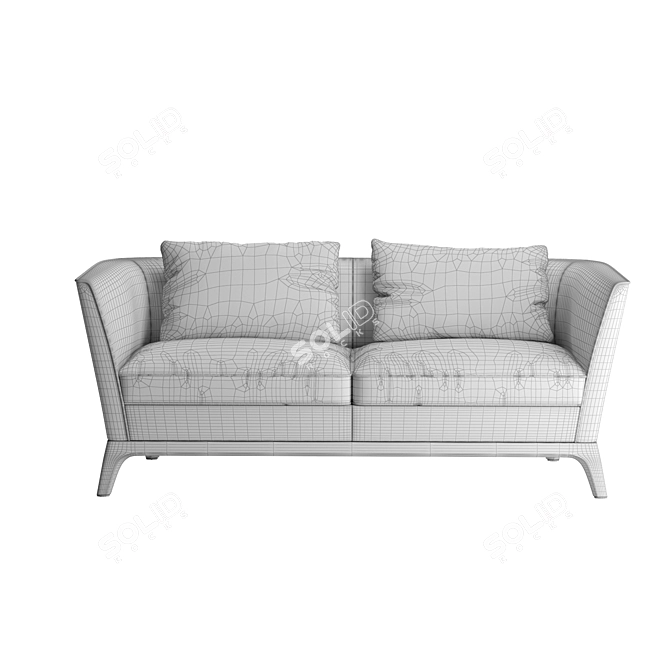 Luxurious Ceccotti Collezioni Sofa 3D model image 4