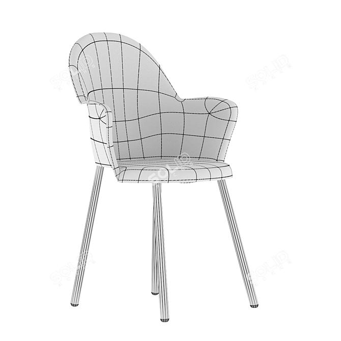 GOGO CHAIR: Trendy Seating Solution 3D model image 2