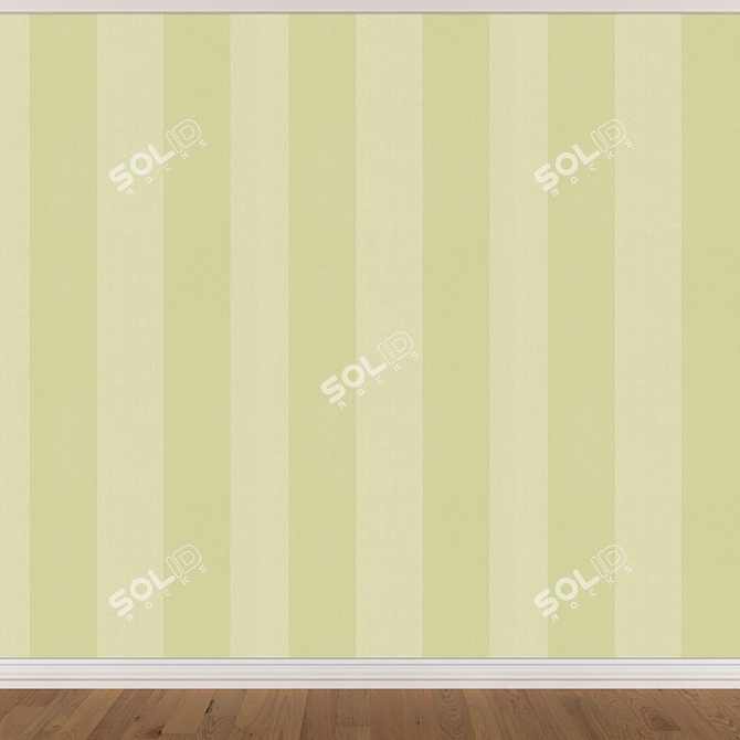 Seamless Wallpaper Set - 3 Colors 3D model image 3