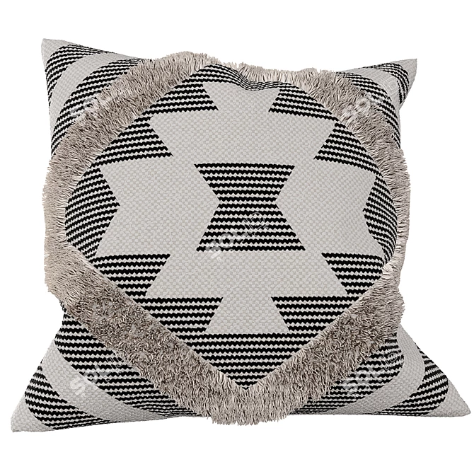 Boho Pillows Set: Seeya Collection 3D model image 4