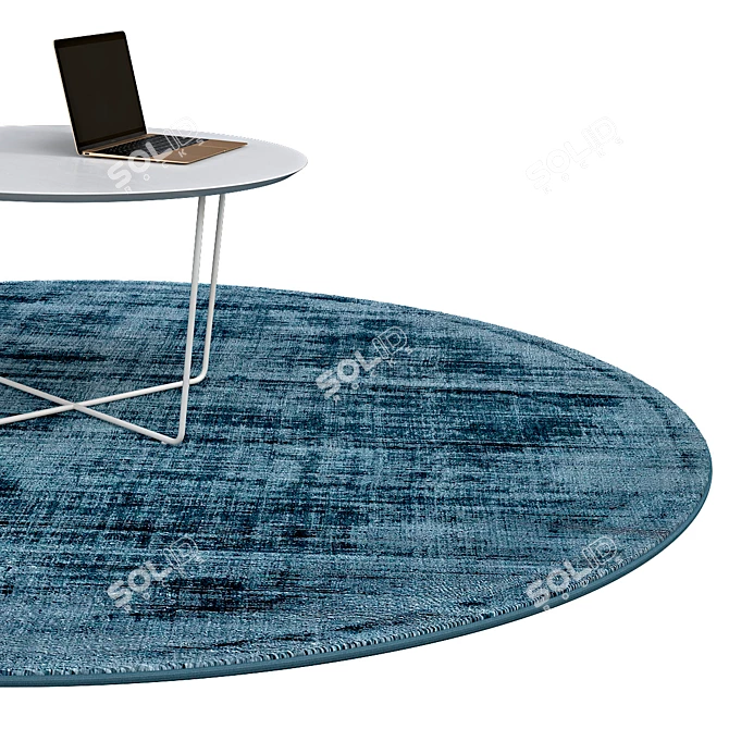 Stylish Circle Rugs | No. 022 3D model image 2