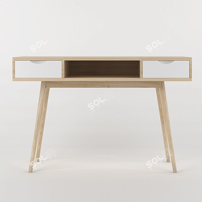 Fjord Kids' Desk: Stylish and Functional 3D model image 4