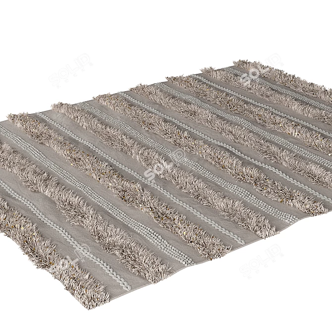 Shimmering Shag Rug 3D model image 3