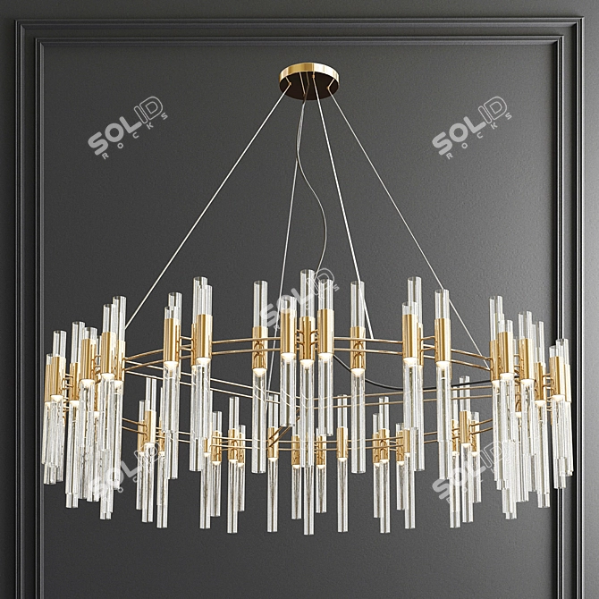 Glamorous Chandelier Collection: Exquisite Elegance 3D model image 3