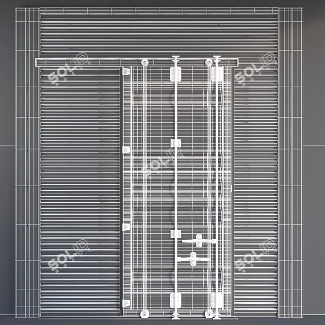 SpaceMax Sliding Door System 3D model image 4