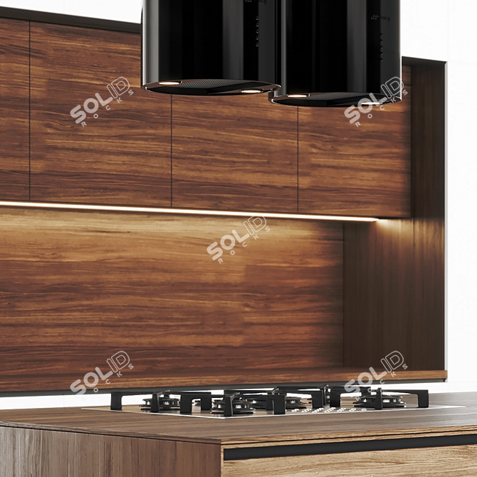 Modern Kitchen Model for 3dsmax & V-ray 3D model image 5