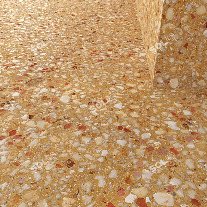 Terrazzo Architectura: High-Quality Material & Textures 3D model image 2