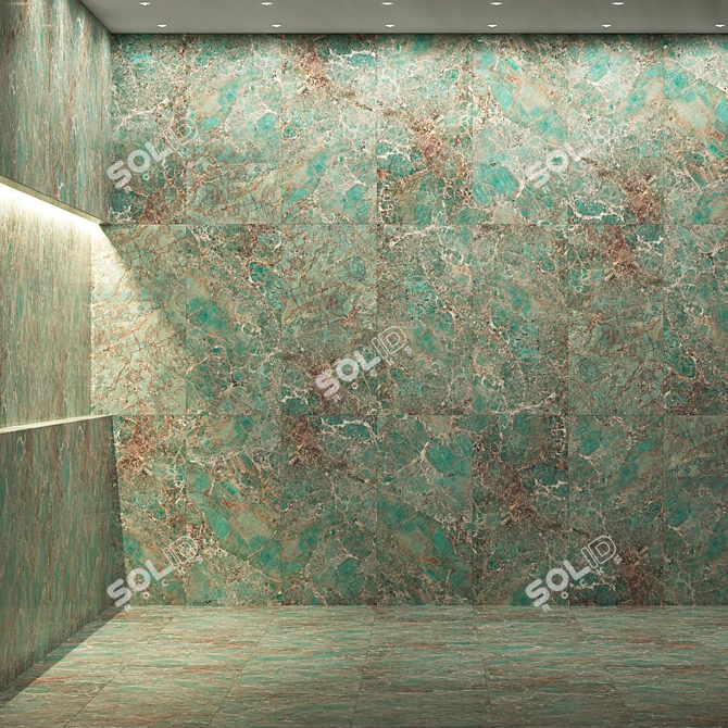 Title: Etoile Illusion Porcelain Tile 3D model image 3