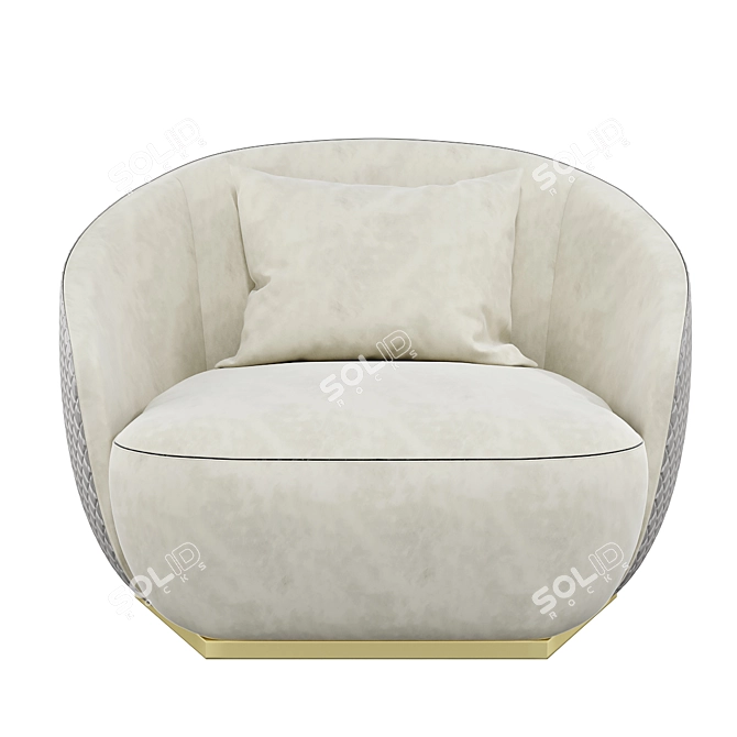Luxury Chaumony Chair 3D model image 3