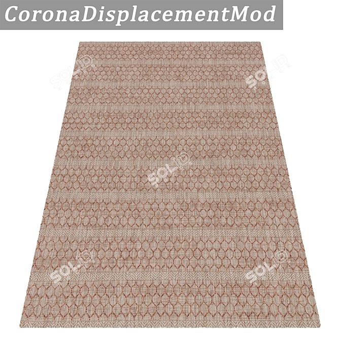 Luxury Carpet Set: High-Quality Textures for 3D Renders 3D model image 4