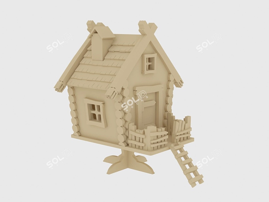 Enchanted Yagi's Tree Hut 3D model image 1