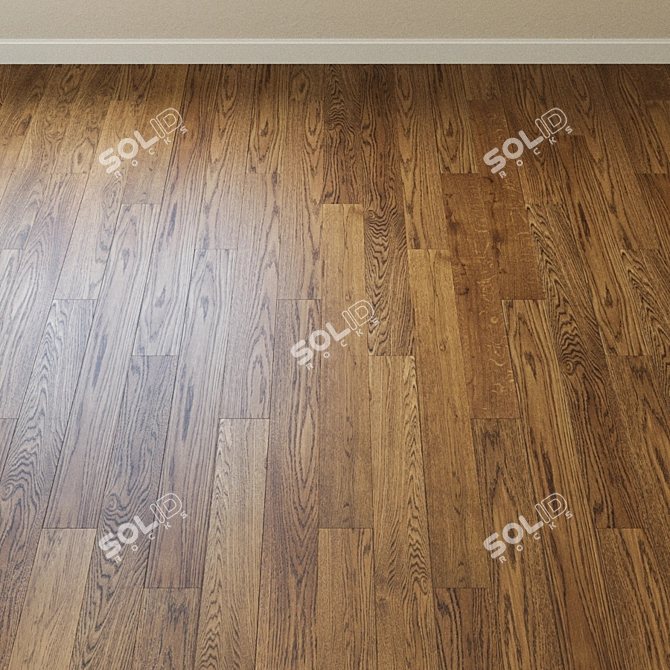 French Oak Chevron: Shabo Parquet 3D model image 2