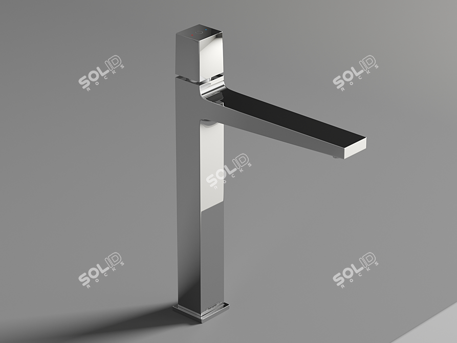 Elegant Hansgrohe Metropol Basin Faucet 3D model image 3