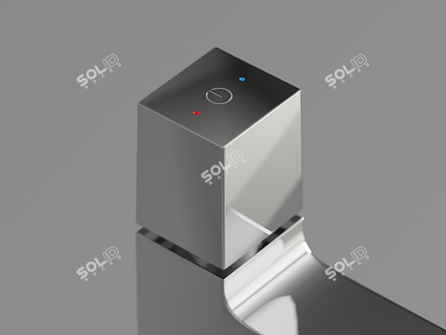 Elegant Hansgrohe Metropol Basin Faucet 3D model image 4