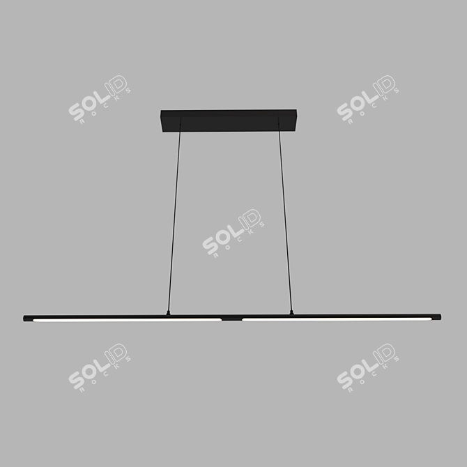 Modern Minimalist Hanging Light 3D model image 1