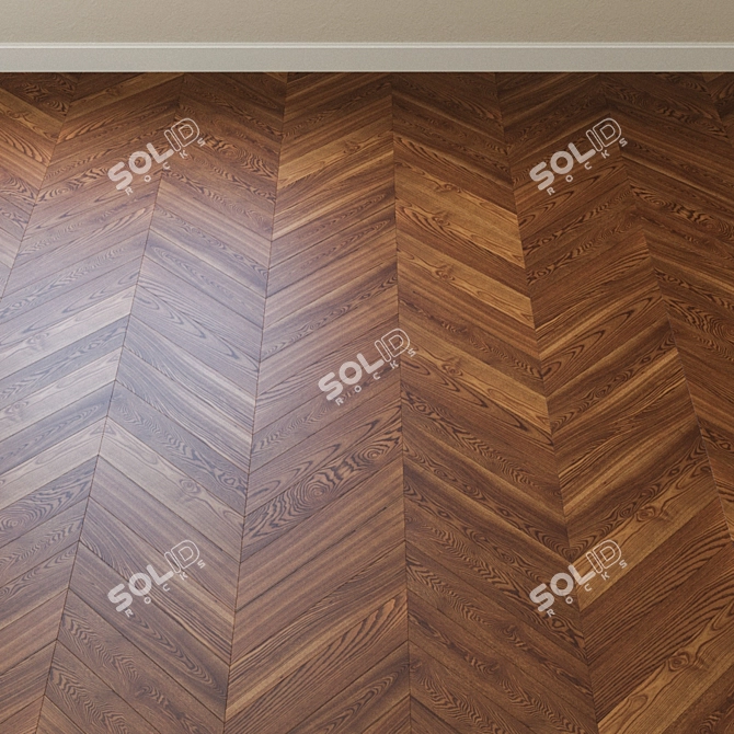 Tiger Eye Oak Parquet 3D model image 3