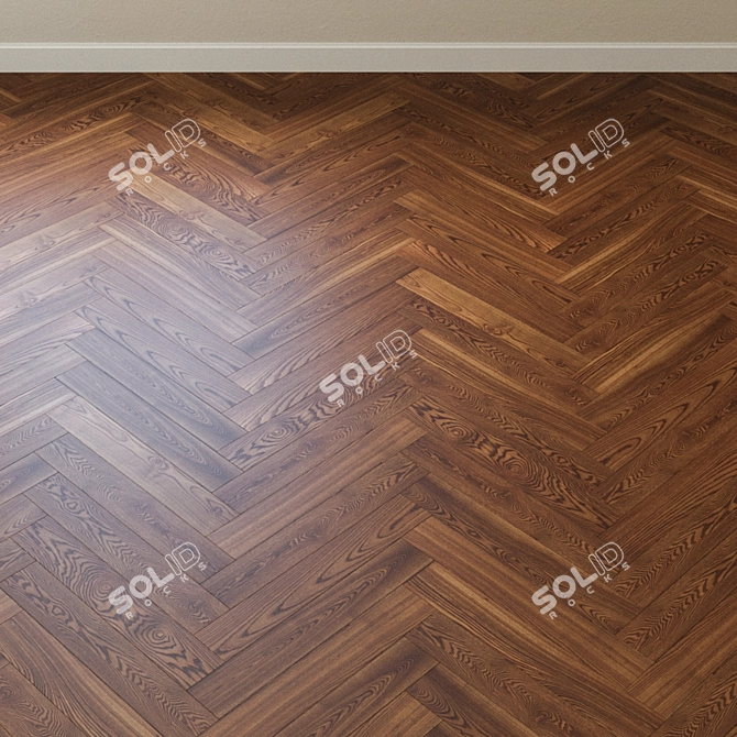 Tiger Eye Oak Parquet 3D model image 4