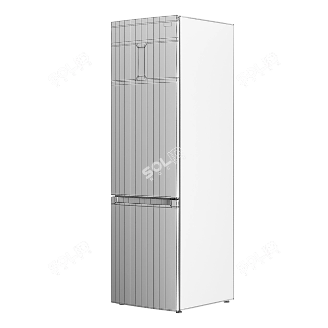 LG GA-B509MMDZ Refrigerator: Sleek Design & Spacious Storage 3D model image 5