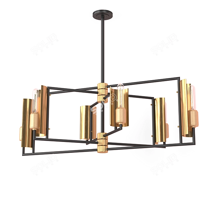 Elegant Hudson Valley Lighting Pendant 3D model image 8