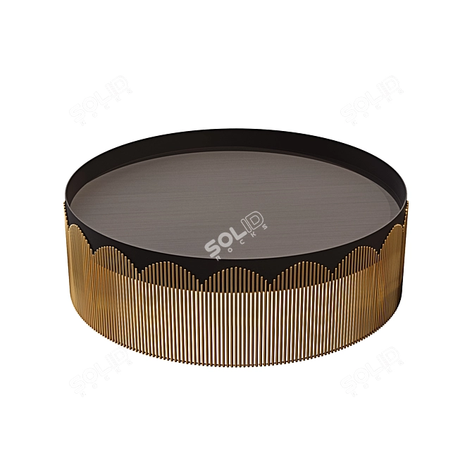 Modernist Strings Coffee Table 3D model image 1