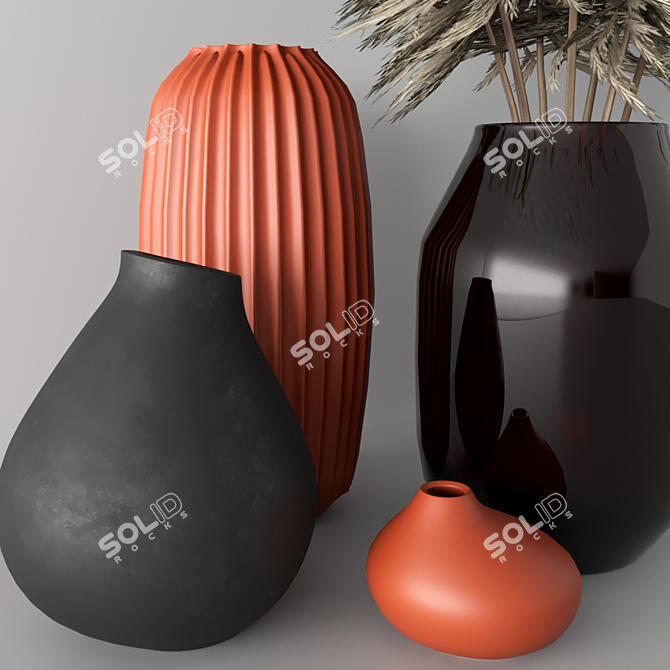 Modular Decoration Set 3D model image 3