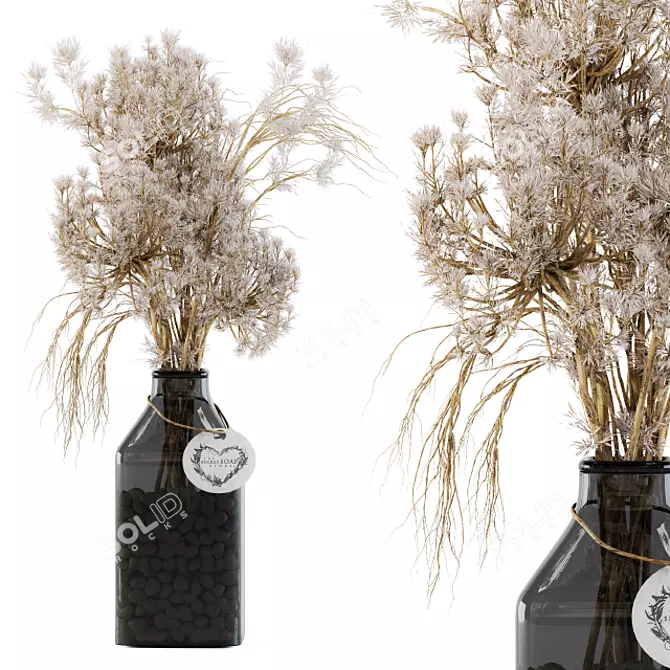 Everlasting Charm: Dry Plants 09 3D model image 1