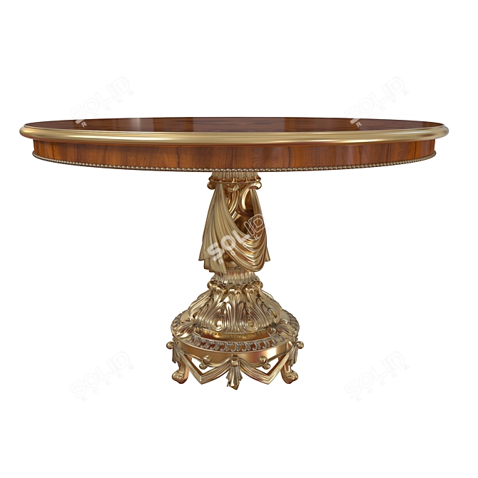 Rampoldi Grand Sancy Round Table 3D model image 1