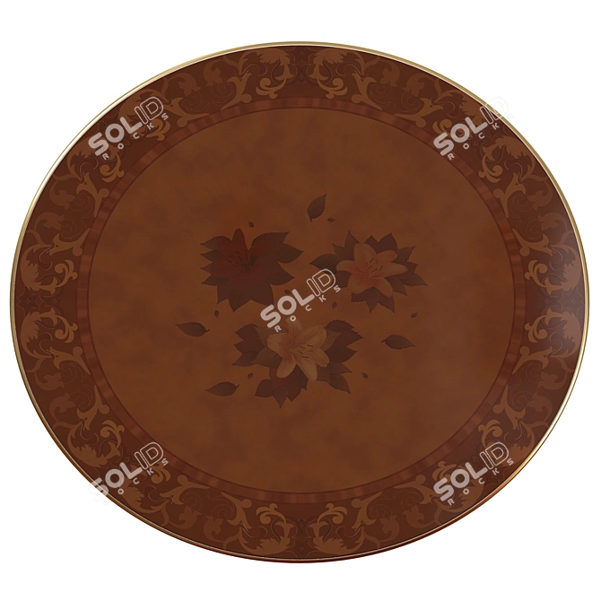 Rampoldi Grand Sancy Round Table 3D model image 3