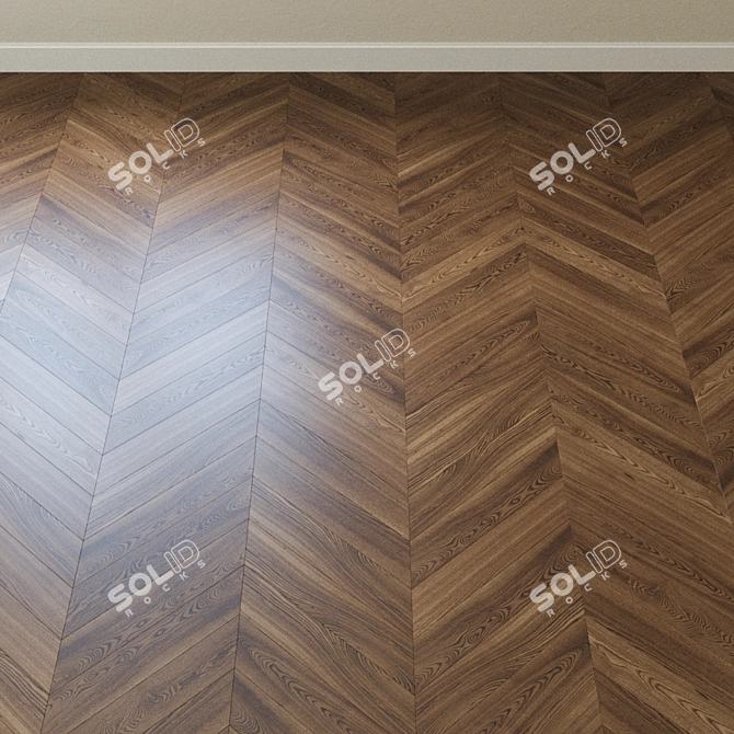 Title: Natural Canadian Cedar Parquet by Coswick 3D model image 3