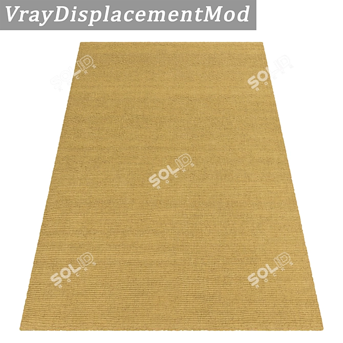 Luxury Carpet Set: 3 Premium Textured Designs 3D model image 3