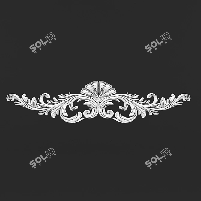 Elegant Decorative Design 3D model image 3