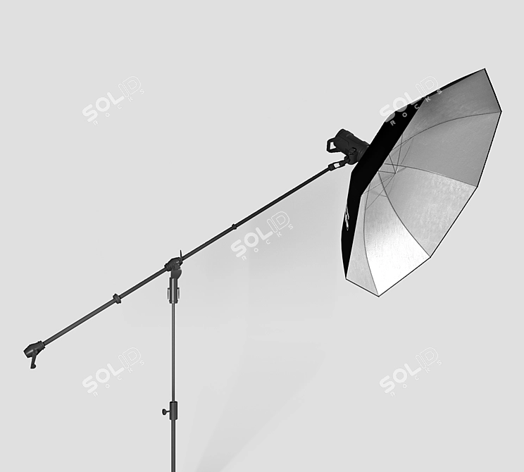 ProSoftbox Lamp: Perfect Lighting for Photographers 3D model image 2