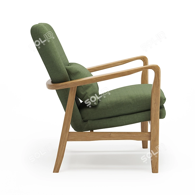 Elegant and Comfortable Atreya Chair 3D model image 3