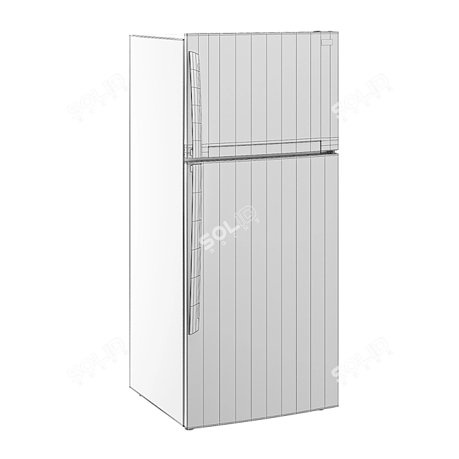 LG GN-H702HEHZ: Modern Compact Refrigerator for Efficient Storage 3D model image 5