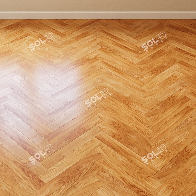 Title: Pink Oak Parquet | Coswick, Inspire Your Space 3D model image 4