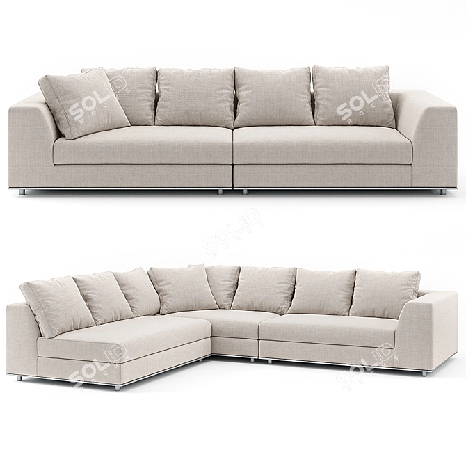 Iconic Eichholtz Richard Gere Sofa
Timeless Eichholtz Marlon Brando Sofa 3D model image 2