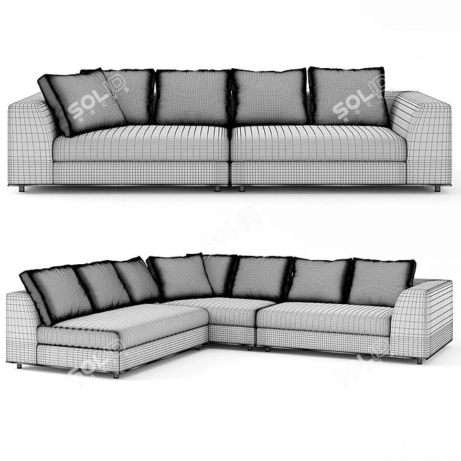 Iconic Eichholtz Richard Gere Sofa
Timeless Eichholtz Marlon Brando Sofa 3D model image 6