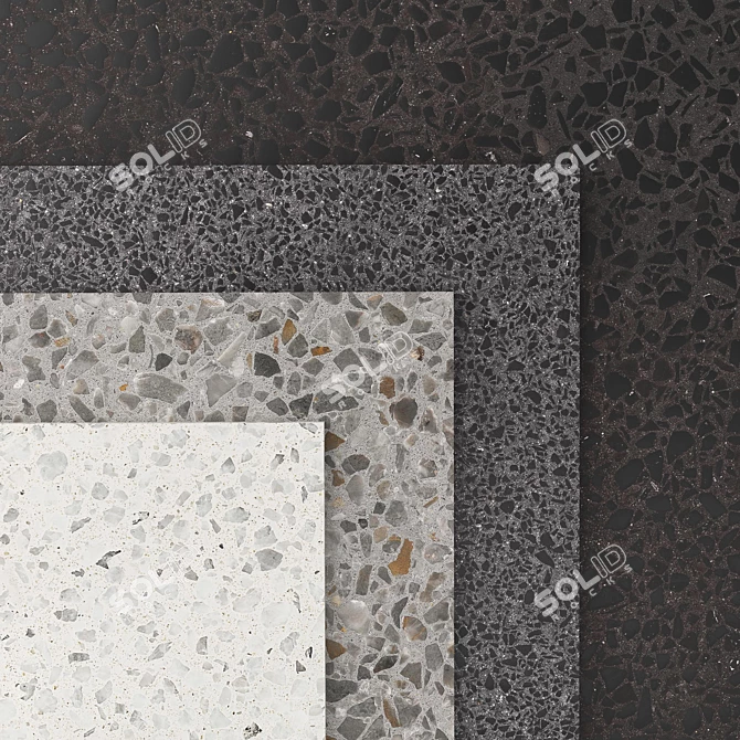 Terrazzo PANDOMO 2: High-Quality Material & Textures 3D model image 1