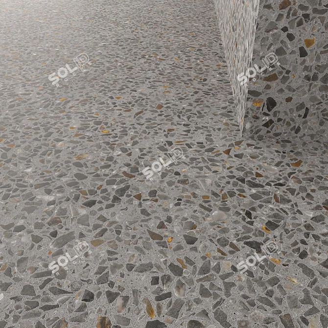 Terrazzo PANDOMO 2: High-Quality Material & Textures 3D model image 3