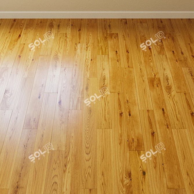 Inspire Vienna: Natural Oak Parquet 3D model image 2