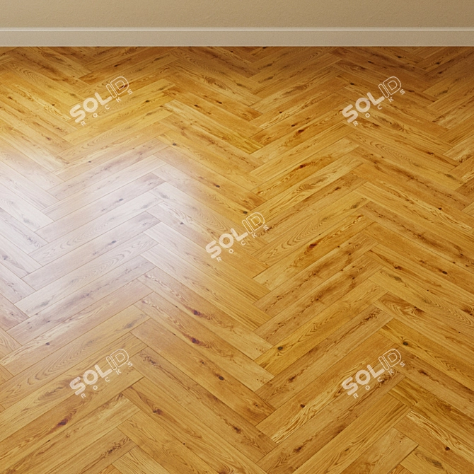 Inspire Vienna: Natural Oak Parquet 3D model image 4