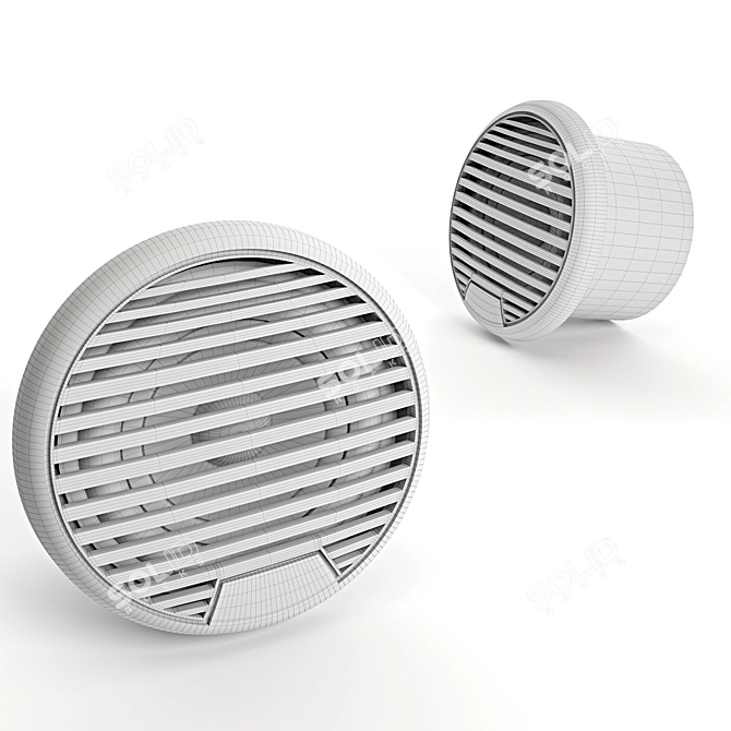 Waterproof Motorcycle Speaker 3D model image 2