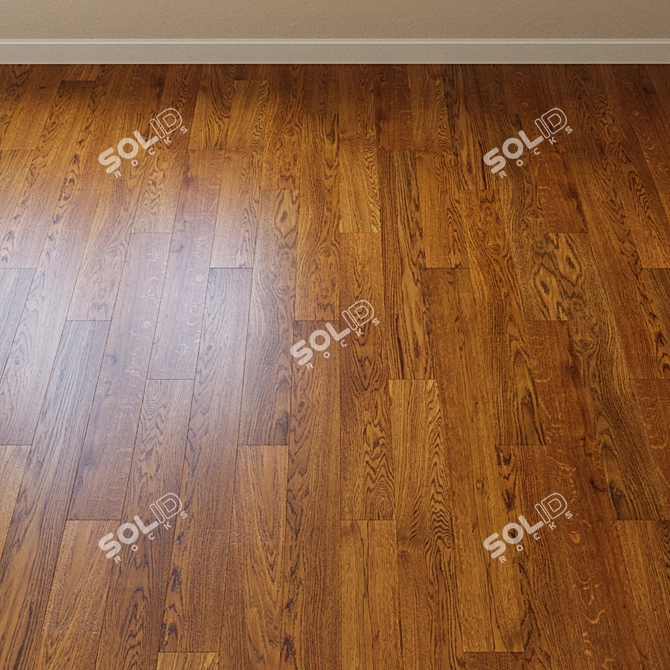 Inspire Nut Natural Oak Parquet 3D model image 2